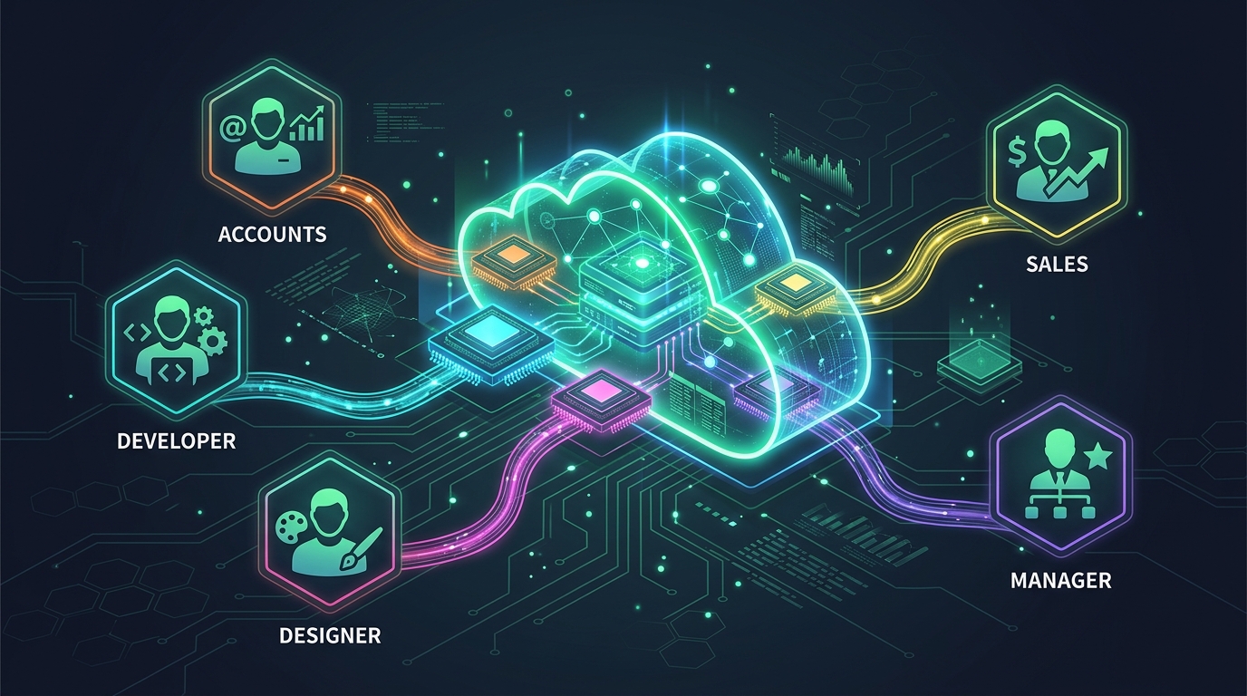 Multi-user cloud architecture